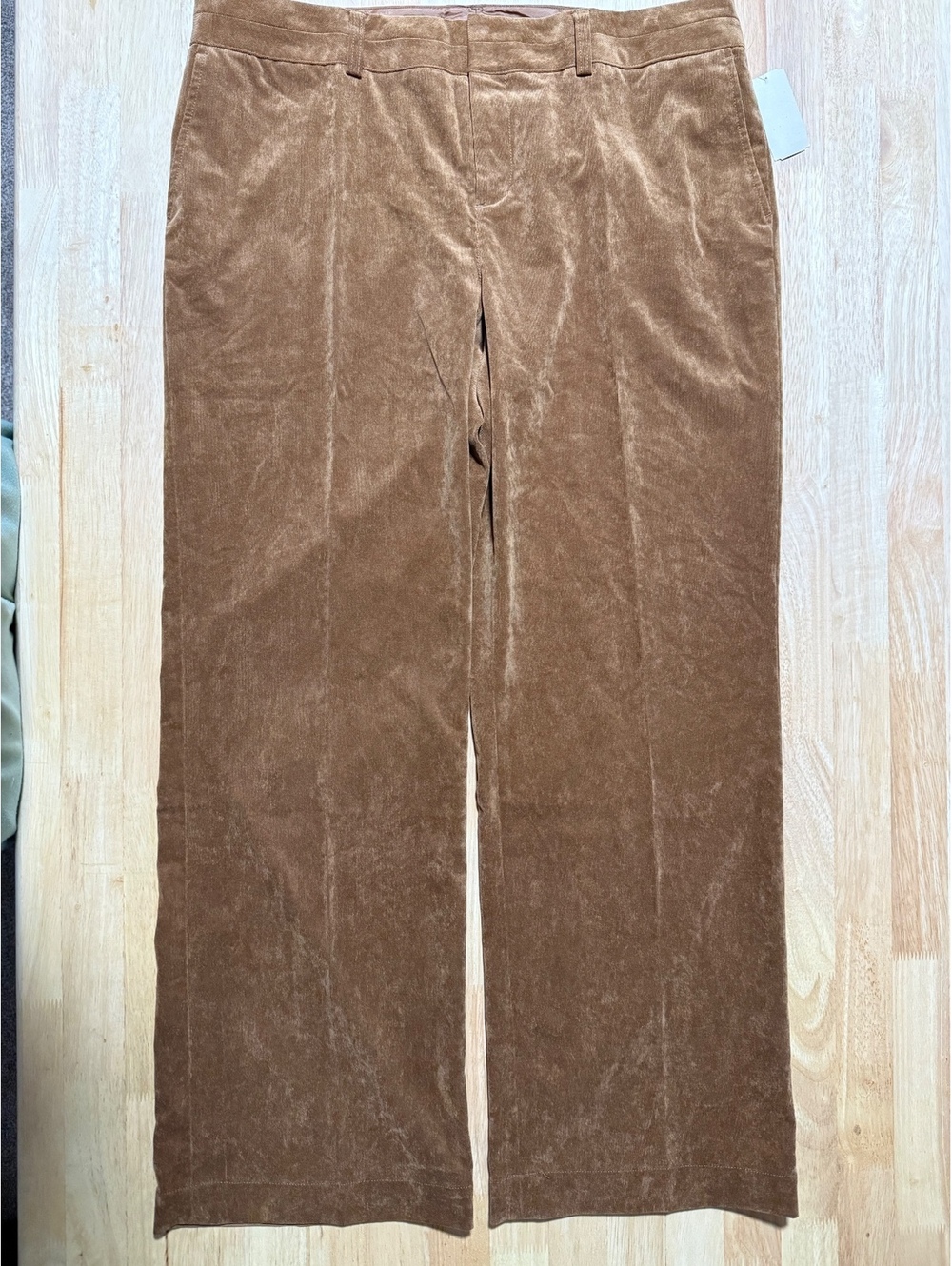 Coldwater Creek Women’s 18W Brown Whisper Corduroy Trouser Pants NWT